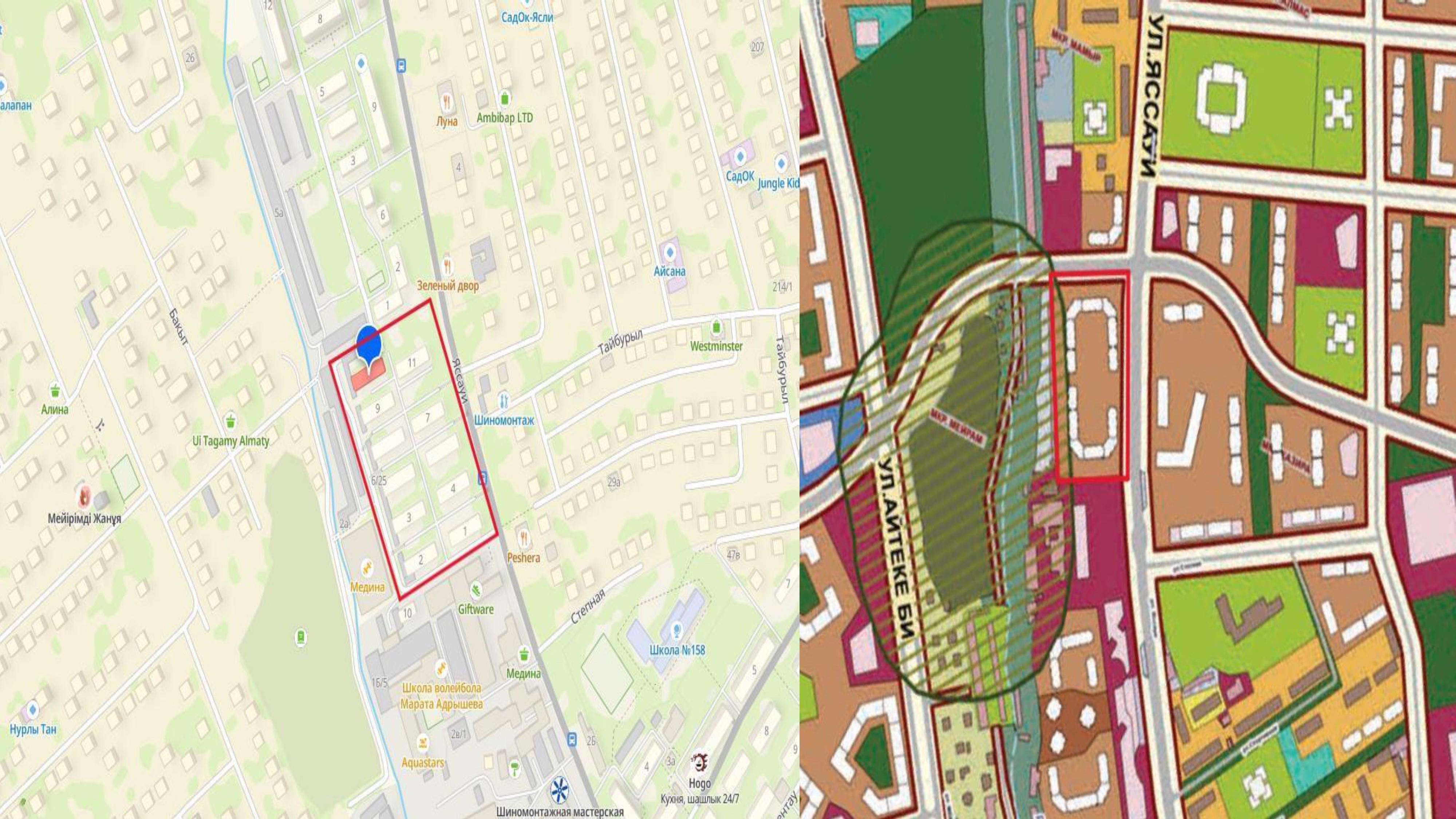 Объект - Яссауи, Коржын 